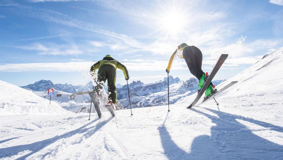 Skiing in Val Badia