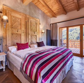 Double Bedroom with Terrace - Suite Dolomites Mountain Spa