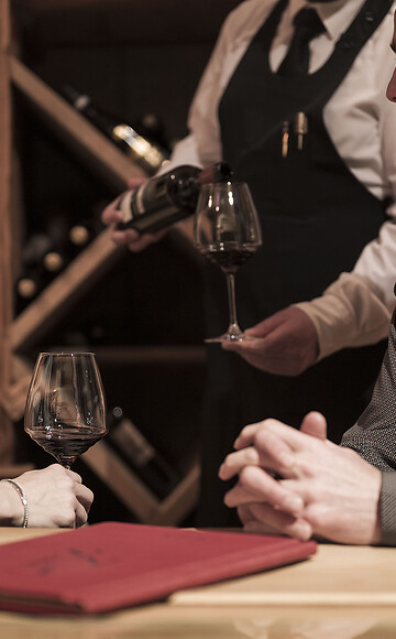 The wine cellar