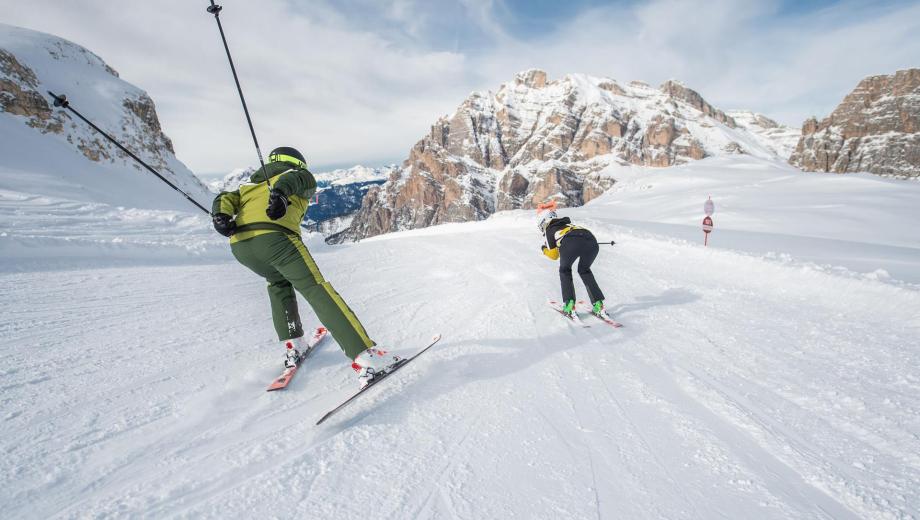 Skiing at Cortina d'Ampezzo