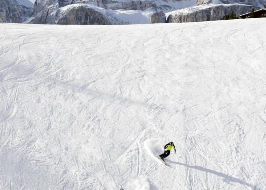 Skiing Downhill