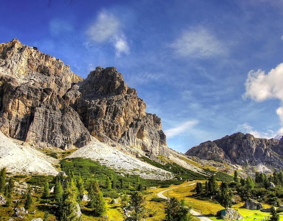 The Falzarego Mountain Pass