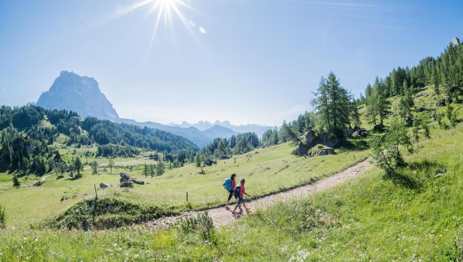 Hiking in the Dolomites