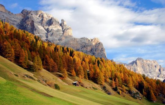 Die Seiser Alm im Herbst