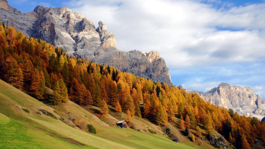 Die Seiser Alm im Herbst