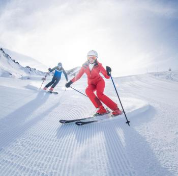 Skifahren in der Val di Fassa
