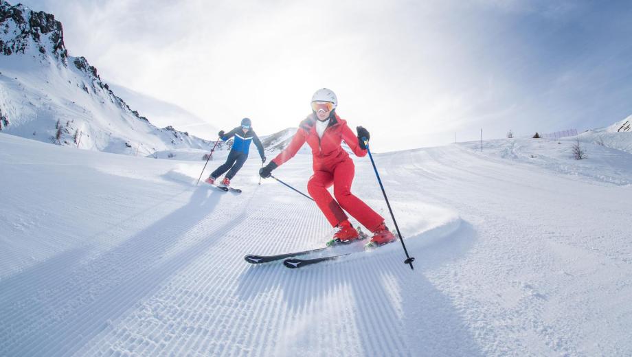 Skifahren in der Val di Fassa