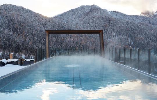 Sky Pool in inverno