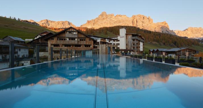 The Sky Pool at Sunset