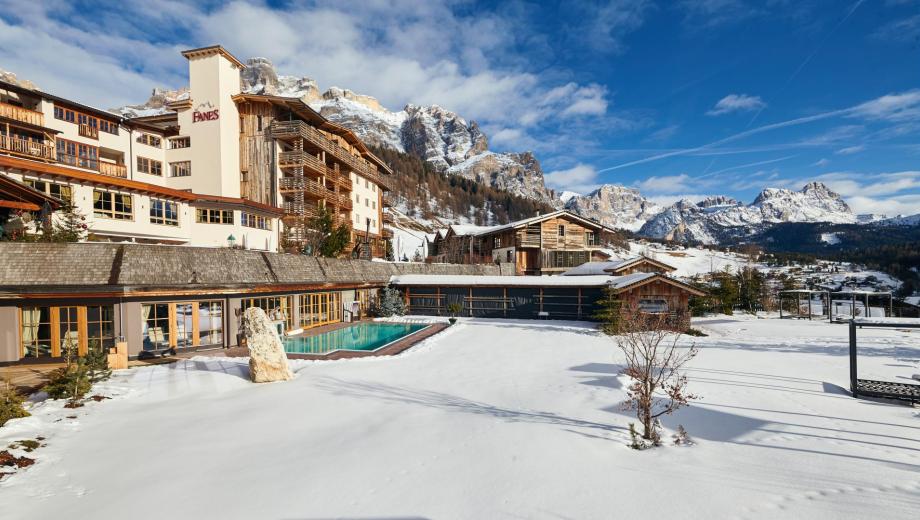 Hotel Fanes in inverno