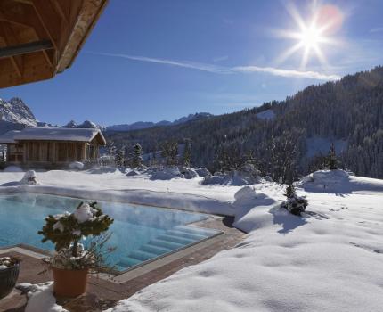 Outdoor Pool in Winter