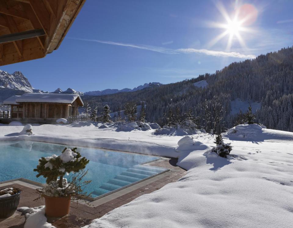 Outdoor Pool in Winter