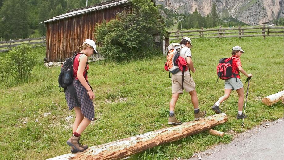 Hiking on the Seiser Alm