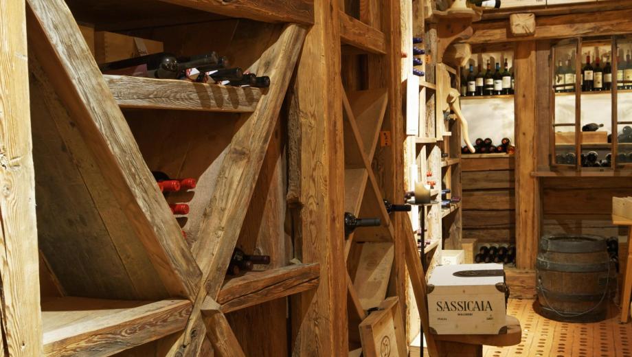 Shelf in the Wine Cellar